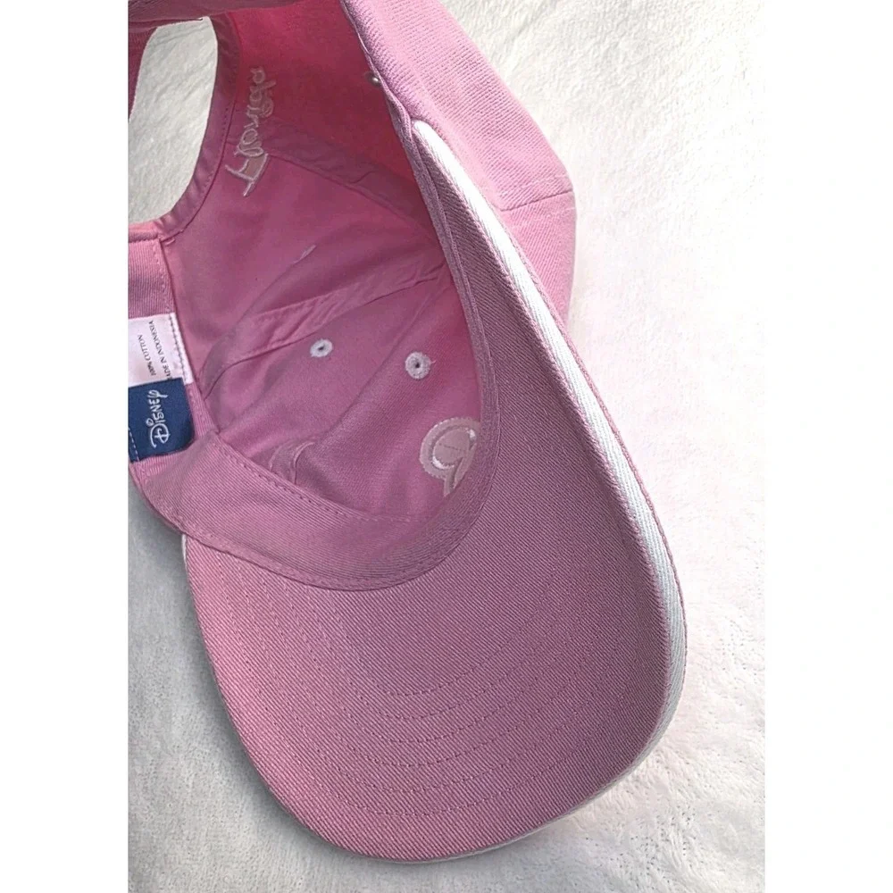 Coquette Pastel Disney Mickey Mouse Pink Florida Embroidered Baseball Cap Hat